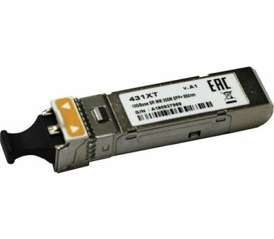 D-LINK SMB D-Link 431XT/B1A PROJ Трансивер SFP+ с 1 портом 10GBase-SR для многомодового оптического кабеля (до 300 м, разъем Duplex LC)