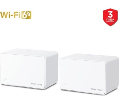 Mercusys Halo H80X(2-pack) AX3000 Домашняя Mesh Wi-Fi 6 система
