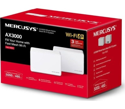 Mercusys Halo H80X(2-pack) AX3000 Домашняя Mesh Wi-Fi 6 система