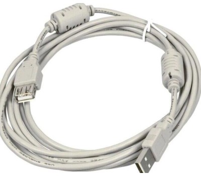 NONAME Кабель-удлинитель USB2.0 USB A(m) - USB A(f), ферритовый фильтр , 3м, серый [744792]