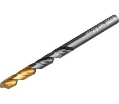 Сверло DENZEL Сверло по металлу, 4,2 мм, HSS-Tin, Golden Tip, 10 шт. 717210