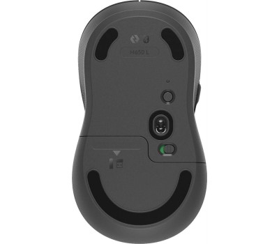 LOGITECH Мышь беспроводная M650 Large, Bluetooth/Радио, оптическая, USB, 4000dpi, графитовый [910-006388]