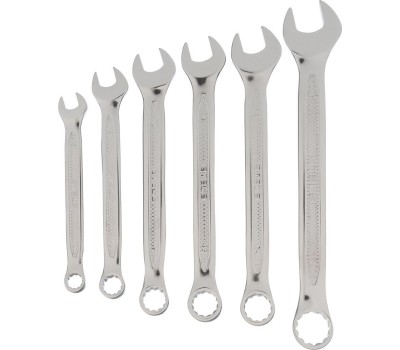 Набор ключей STELS Набор ключей комбинированных 6 шт, 8-17 мм, антислип 15282