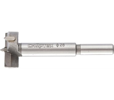 Сверло СИБРТЕХ Сверло Форстнера по дереву, 28 мм, цилиндрический хвостовик 704828