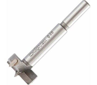 Сверло СИБРТЕХ Сверло Форстнера по дереву, 28 мм, цилиндрический хвостовик 704828