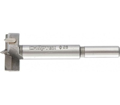 Сверло СИБРТЕХ Сверло Форстнера по дереву, 28 мм, цилиндрический хвостовик 704828