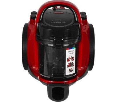 BOSCH Пылесос BGC05AAA2, 700Вт, красный/черный