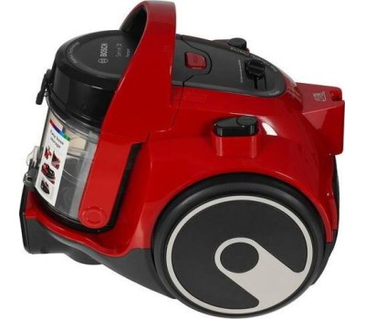BOSCH Пылесос BGC05AAA2, 700Вт, красный/черный