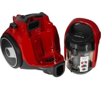 BOSCH Пылесос BGC05AAA2, 700Вт, красный/черный