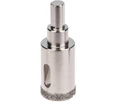 KRANZ Коронка алмазная профессиональная по керамограниту и железобетону М14, вакуумное спекание, 25мм, для УШМ