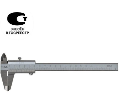 RGK Штангенциркуль нониусный SCM-150, 150мм, с глубиномером [779517]