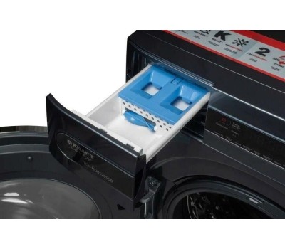 Стиральная машина KRAFT Стиральная машина TCH-HD8529SDB, с фронтальной загрузкой, 8кг, 1400об/мин, с паром, инверторная
