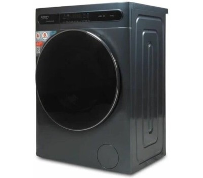 Стиральная машина KRAFT Стиральная машина TCH-HD8529SDB, с фронтальной загрузкой, 8кг, 1400об/мин, с паром, инверторная