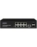 OSNOVO Коммутатор SW-80802/I(Port 90W, 300W), неуправляемый