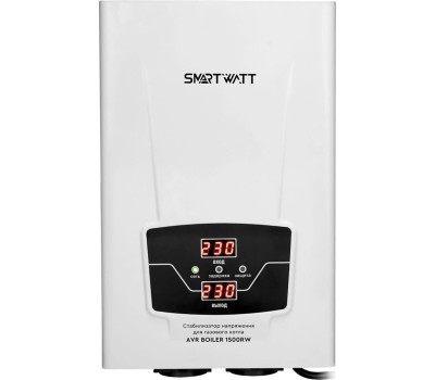 SMARTWATT Стабилизатор напряжения AVR Boiler 1500RW белый [4512020020001]