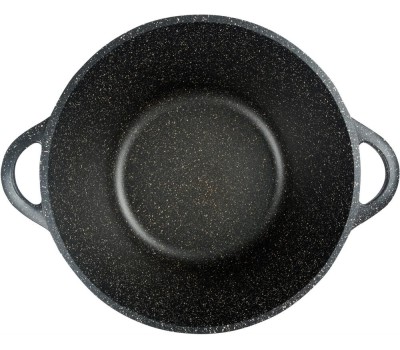 Кастрюля ГОРНИЦА Кастрюля а/пр литая 7,0л стекл/кр Гранит ТМ