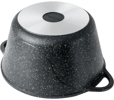 Кастрюля ГОРНИЦА Кастрюля а/пр литая 7,0л стекл/кр Гранит ТМ