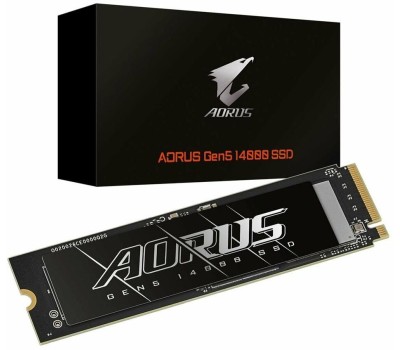 AORUS Твердотельный накопитель SSD Gigabyte 4TB M.2 2280 Gen5 14000 AG514K4TB PCI-Express 5.0x4, NVMe 2.0, 3D TLC NAND, Phison PS5026-E26