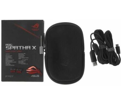 ASUS Мышь P707 ROG SPATHA X 168g 19,000DPI 2.4GHz 12buttons(90MP0220-BMUA00)