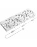 ID-COOLING Система водяного охлаждения FX360 Pro, 4-pin, 120мм, белый, retail [fx360 pro white]