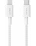 кабель CUKTECH USB кабель Type-C to braided cable 1.5m 3A 60W CTC315P white