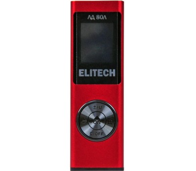 ELITECH Лазерный дальномер ЛД 80Prof, 2 класс лазера, 670нм, луч красный [188613]