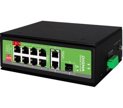 Коммутатор DIGMA Коммутатор DSP408F-2G1S-300, неуправляемый