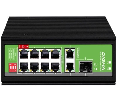 Коммутатор DIGMA Коммутатор DSP408F-2G1S-300, неуправляемый