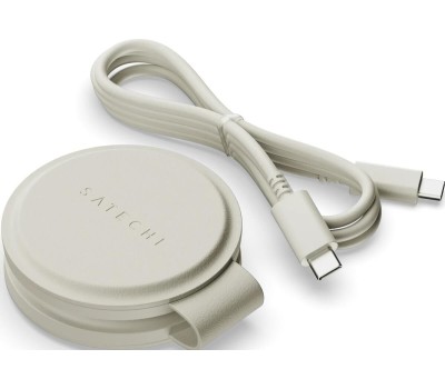 SATECHI Переносное зарядное устройство Qi2 OntheGo 2-in-1 Wireless Charger. Цвет: песочный