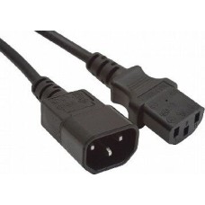 Кабель GEMBIRD/Cablexpert (00693) PC-189-10, 3.0м, C13-C14, 6А, черный