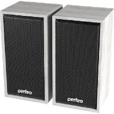 Акустика 2.0 PERFEO (PF-A4389) CABINET, белый дуб