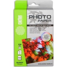 Фотобумага CACTUS CS-GA6230100 - глянцевая - 10x15/230г/м2/100л./