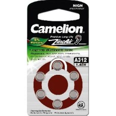 Элементы питания CAMELION (12825) ZA312 BL-6