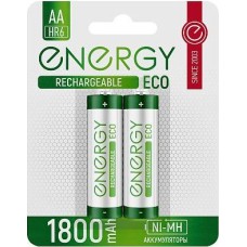 Аккумулятор ENERGY Аккумулятор Energy Eco NIMH-1800-HR6/2B (АА) 104988