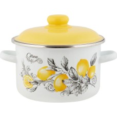 Кастрюля APPETITE 6RD181M CITRON эмал цил 3,0л