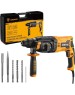 Перфоратор сетевой DEKO ZKH950 в кейсе с набором из 5 буров SDS+, 1050 Вт 083-1005