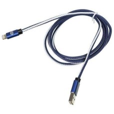 DIGMA Кабель Lightning (m) - USB (m), 1.2м, 2A, синий [light-1.2m-bl]