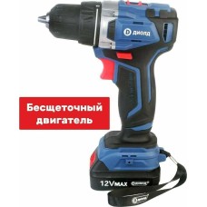 ДИОЛД Дрель-шуруповерт ДЭА-12 ЛИ-08, 2Ач, с двумя аккумуляторами [10022152]