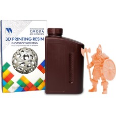 NV PRINT Фотополимерная смола NVPRINT Plant Based Resin Orange для 3D печати 1 кг (бут)