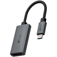 TP-LINK Переходник UA520C, USB Type-C (m) (прямой) - HDMI (f) (прямой), 0.1м, коробка, серый