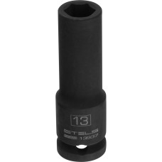 STELS Головка ударная удлиненная шестигранная, 13 мм, 1/2, CrMo 13937