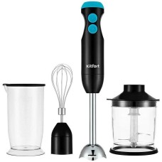 KITFORT Блендер КТ-3041-3, погружной, черный/бирюзовый