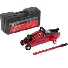 Домкрат гидравлический MTX Домкрат гидравлический подкатной, 2 т, 140-340 мм, в пласт. кейсе 51081