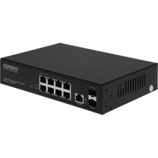 Коммутатор OSNOVO Коммутатор SW-80802/L(150W) (L2) 8x1Гбит/с 2SFP 8PoE+ 150W управляемый