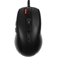 A4TECH Мышь X-7120 черный оптическая 2000dpi USB 7but (X-710BK+X7-200MP)