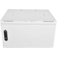 ЦМО Шкаф коммутационный (ШРН-6.650.1) настенный 6U 600x650мм пер.дв.стал.лист металл 200кг серый 600мм 19кг 180град. 346мм