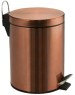 САНАКС - Ведро из нержавеющей стали, с педалью, круглое, 5 литров, цвет МЕДЬ. 105-М