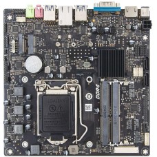 Материнская плата WEIBU Материнская плата WB H510 (LGA1200 10-11Gen (TDP 65W), H510, SO-DDR4(2666MHz)x2, 1xM.2-M 2260/2280,1xM.2-E 2230, 2xSATA3, 4xUSB 3.0, 1xCOM, 1xHDMI, 1xGBLan, 1xMic, 1x Audio out, Thin-ITX) С ГАСКЕТКОЙ