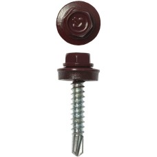 ЗУБР СКД 3005, 29 х 4.8 мм, тем.-красн., 2500 шт (12,6 кг.), кровельный саморез, Профессионал (4-300310-48-029-3005)