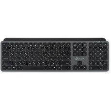 OKLICK Клавиатура Оклик K859W серый/черный USB беспроводная slim Multimedia (2002136)